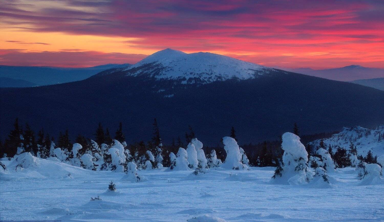 Зима, Круглица, Таганай, Урал, Владимир Ляпин