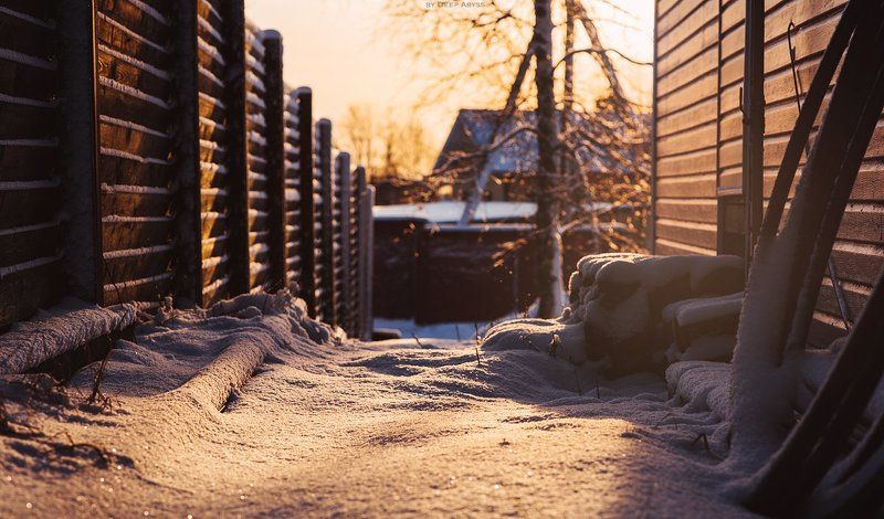снег, солнце  фото превью