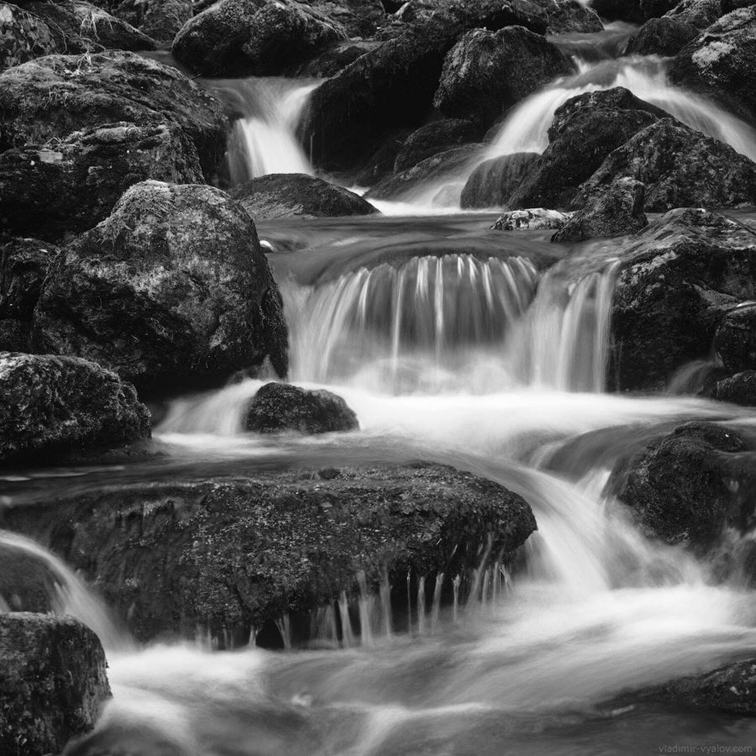 120, 6x6, Black and white, Bronica, Film, Longexposure, Norway, Waterfall, Водопанд, Норвегия, Пленка, Владимир Вялов