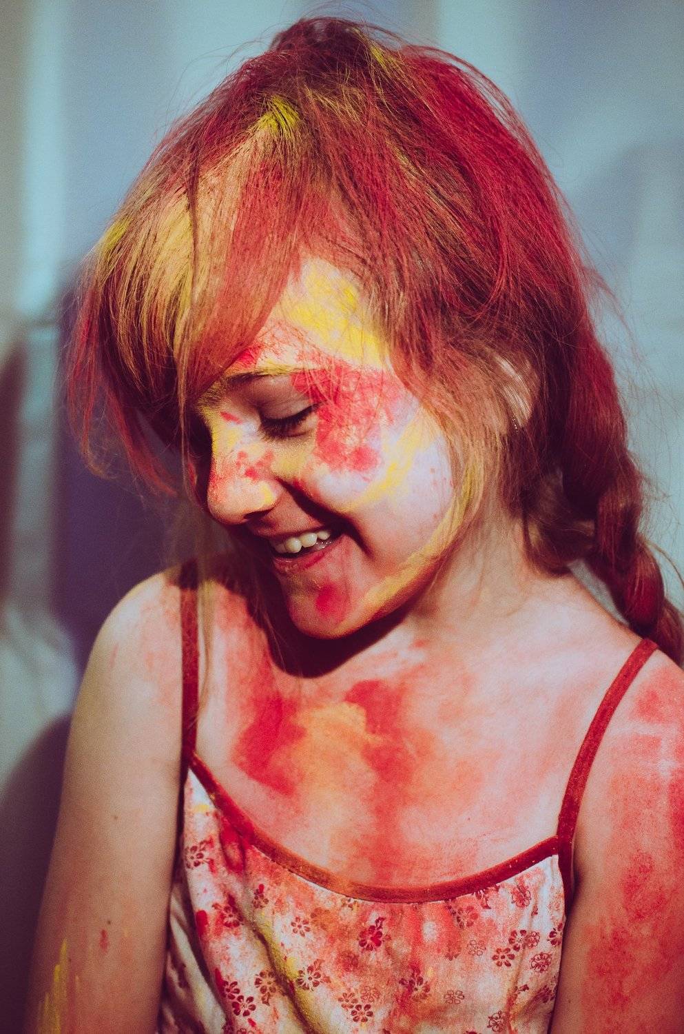 холи краски ребенок, Юлия Булыня