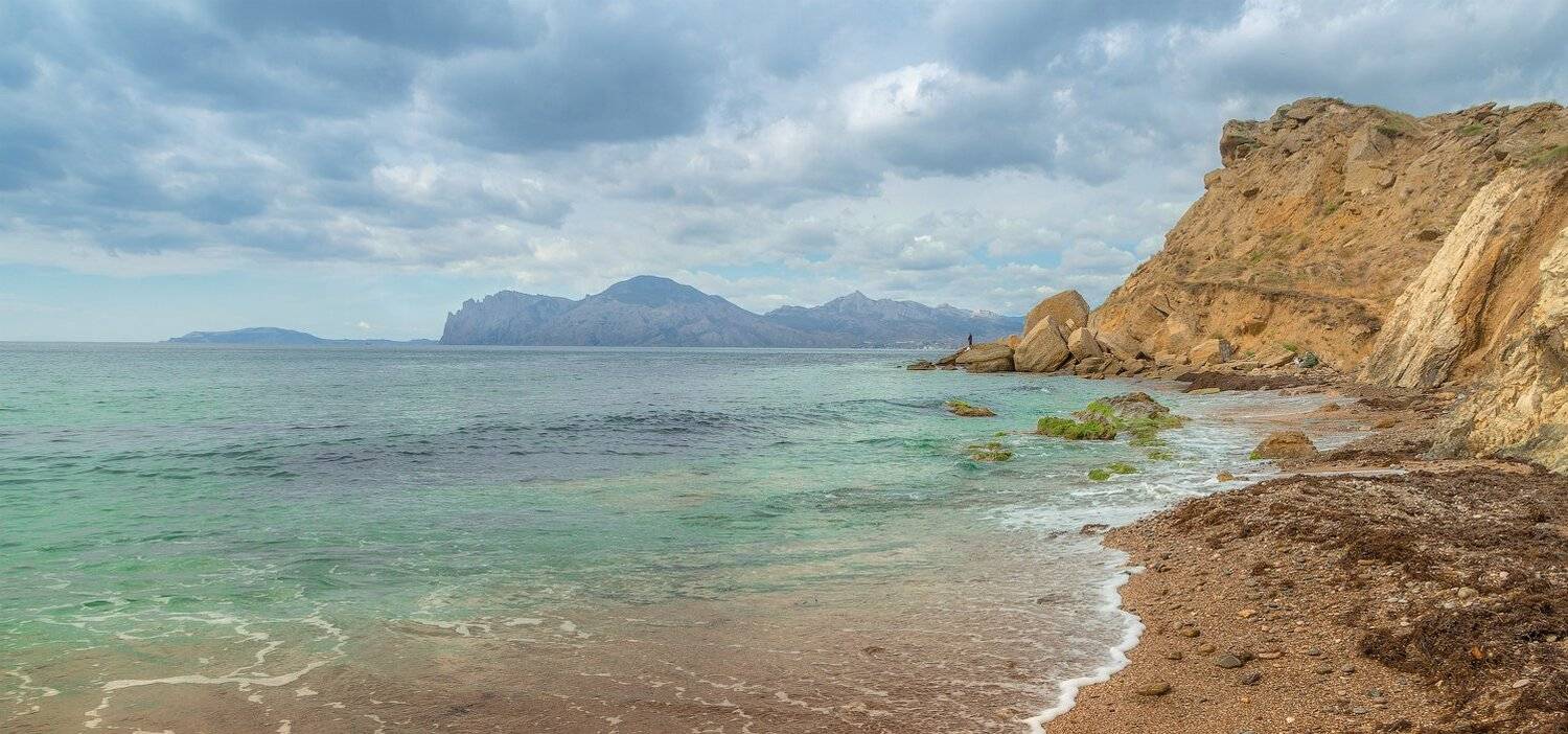 Берег, Карадаг, Крым, Меганом, Море, Чёрное море, Виктор Климкин