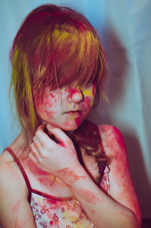 холи краски ребенок Мария фото превью