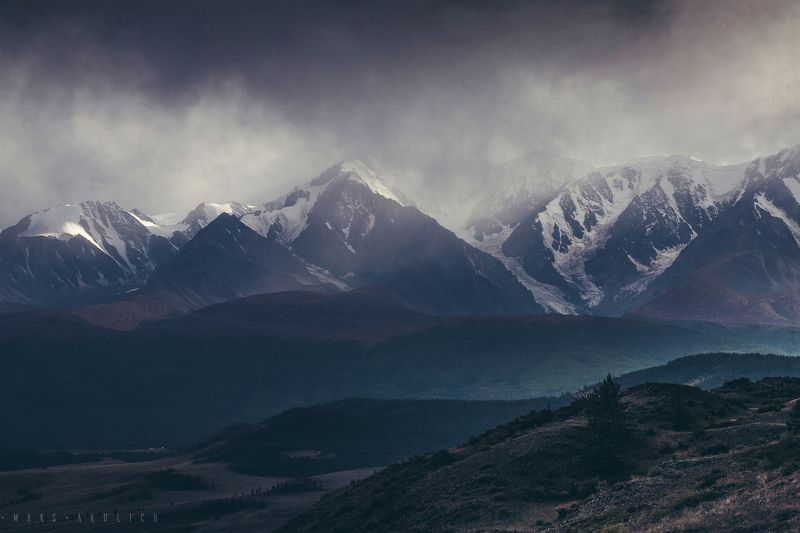 Актру, Алтай, Красноярский край, Пейзаж, Россия, Северо-чуйский хребет, Сибирь, Улаган Алтай. фото превью