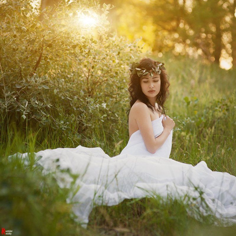 девушка, портрет, лето, солнце, пленэр, ростислав росицкий Sweet witch фото превью