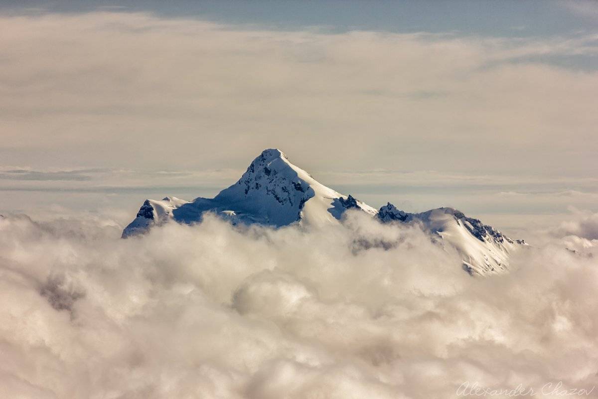Кавказ, горы, восхождение, Штавлер, облака, вершина, альпинизм, Чазов Александр