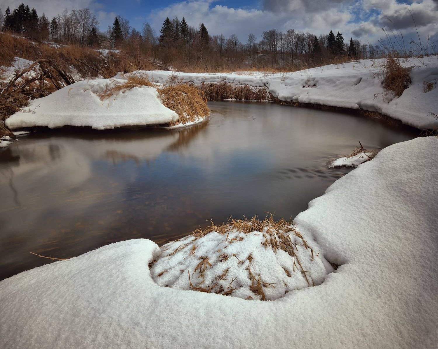 Nikon d600, Весна, Вода, Панорама, Пейзаж, Природа, Река, Алексей Никонов