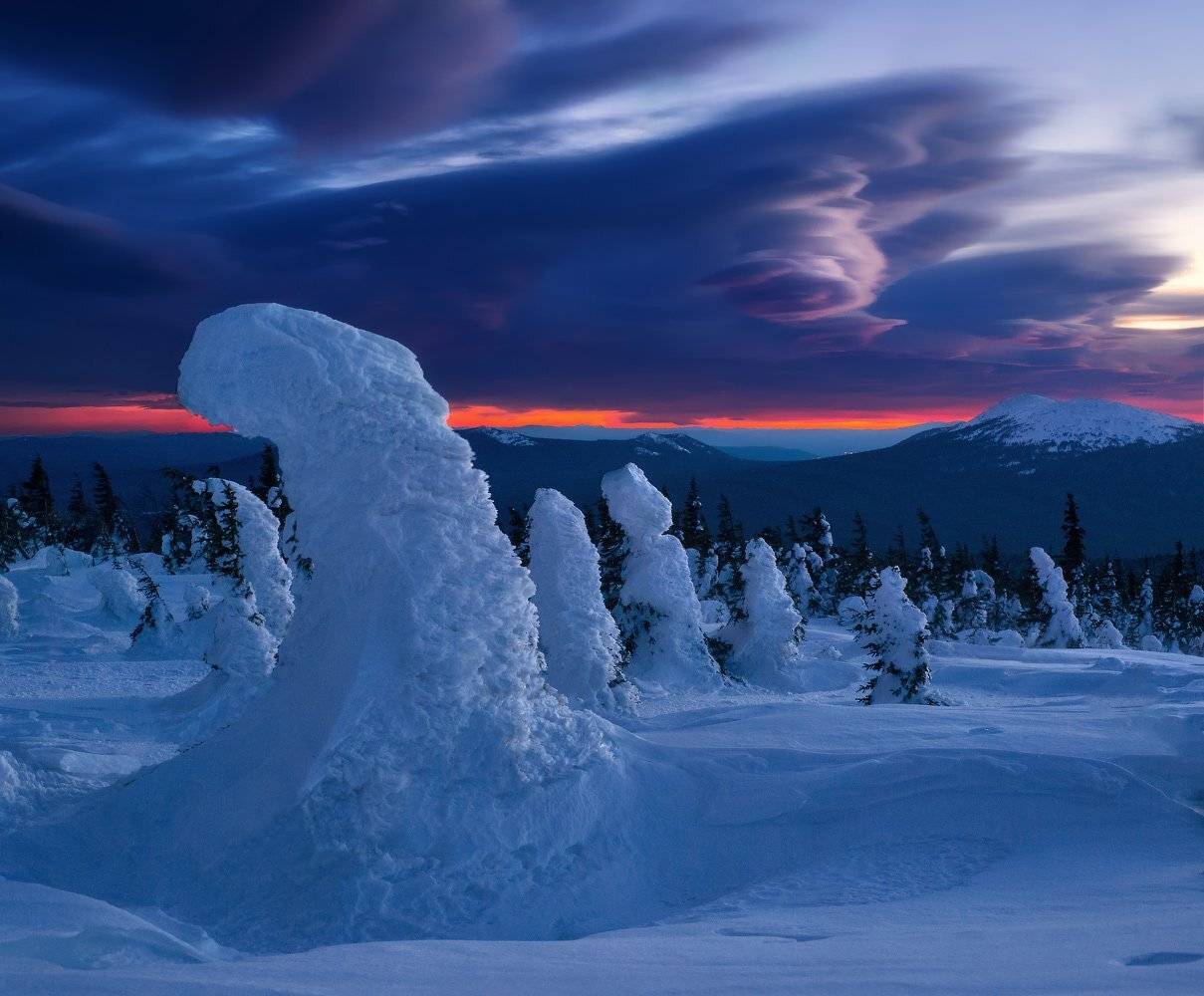 Зима, Круглица, Таганай, Урал, Владимир Ляпин