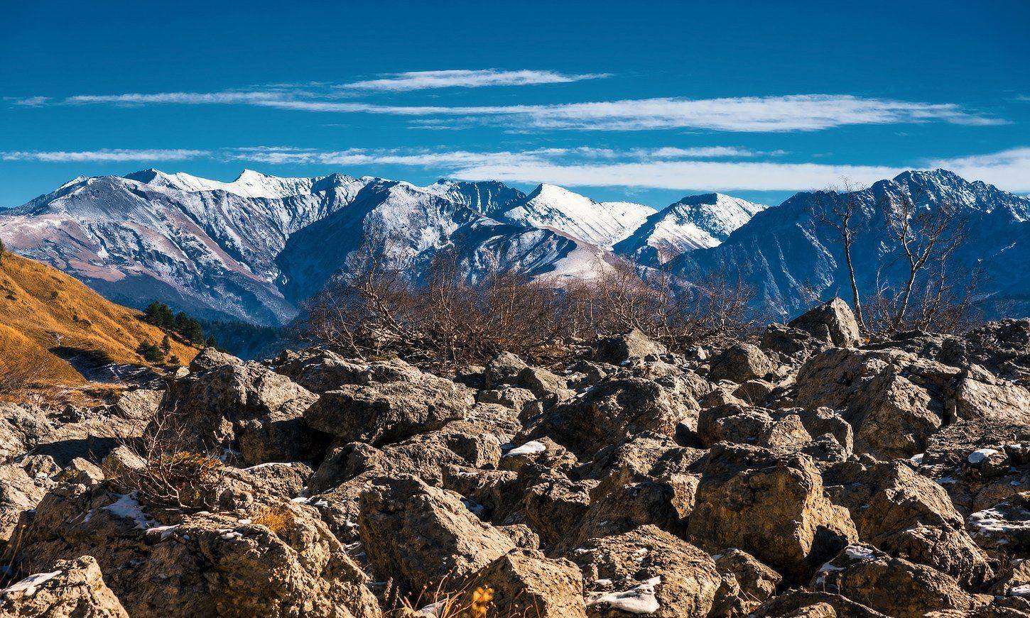 Горы, Лаго - наки. плато, Осень, Олег Скан