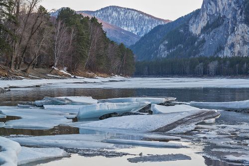 Ледоход на Катуни