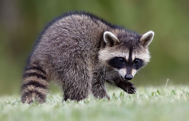 енот обыкновенный, енот-полоскун, raccoon, енот, дикие животные, животные, animals Young Raccoon. Малыш -Енот-полоскун фото превью