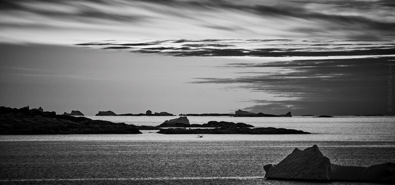 Антарктический закат фото превью