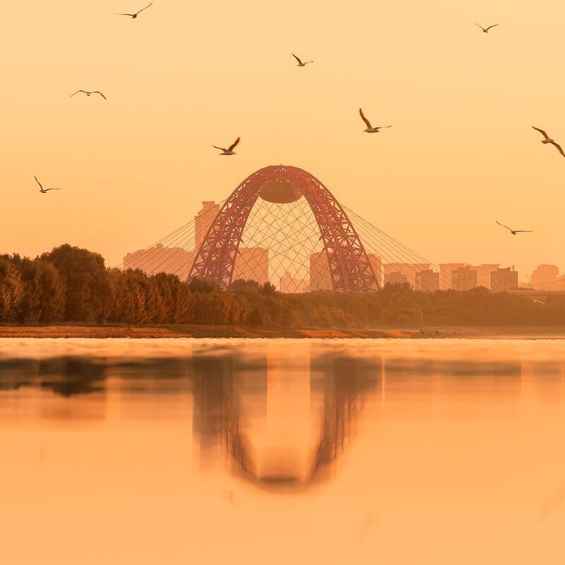 Живописный мост, москва, строгино, Moscow Живописный мост фото превью