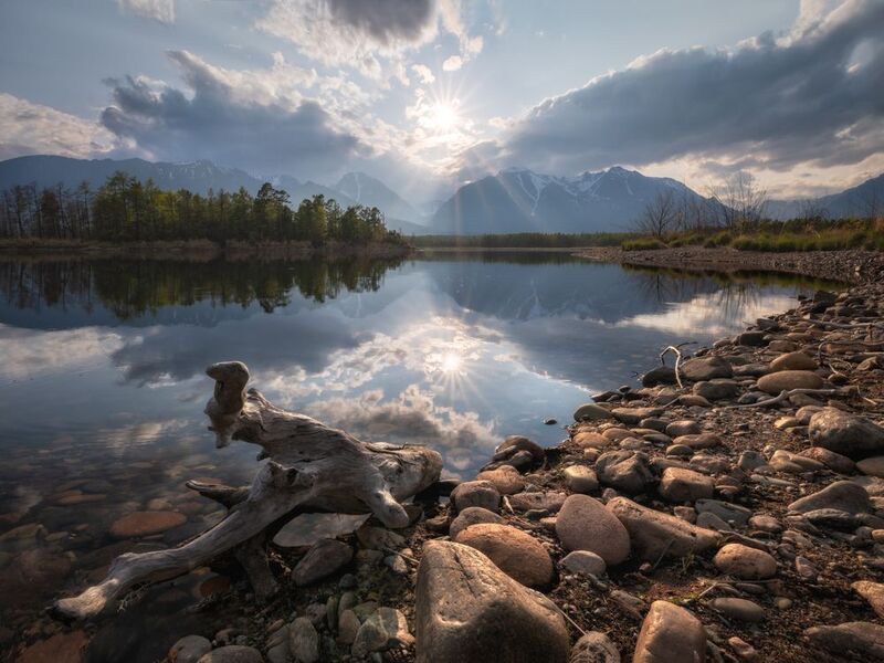 байкал Тихий вечер на Байкале. фото превью