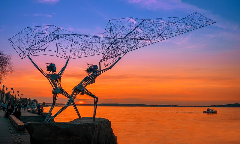 карелия, онега, озеро, рыбаки, петрозаводск Рыбаки фото превью