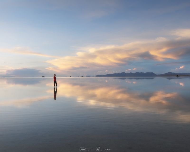 Здесь сливаются небо с землей...... Уюни фото превью