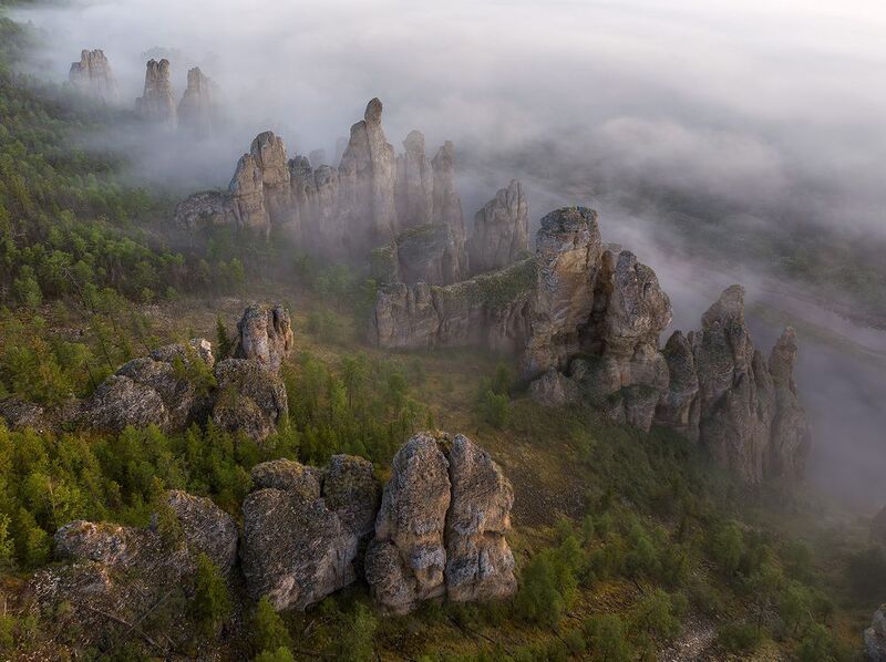 Скалы реки Синяя фото превью