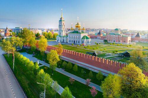 Тульский кремль на рассвете.