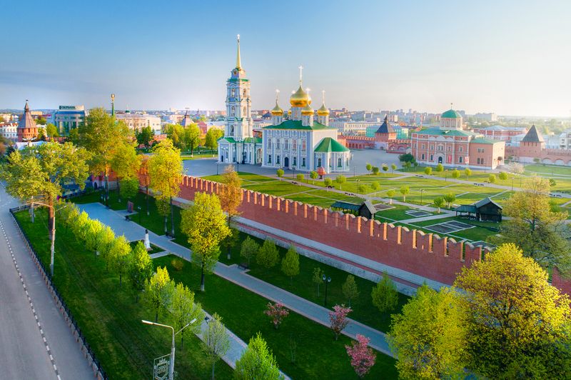 тула, тульский кремль, Тульский кремль на рассвете. фото превью