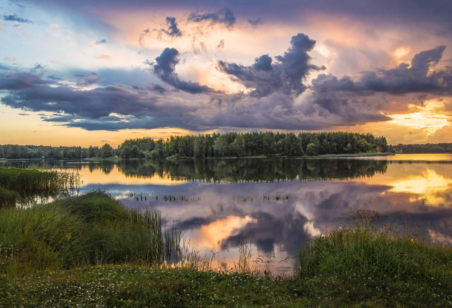 Стрижевский карьер, закат,Киров, галина новинская