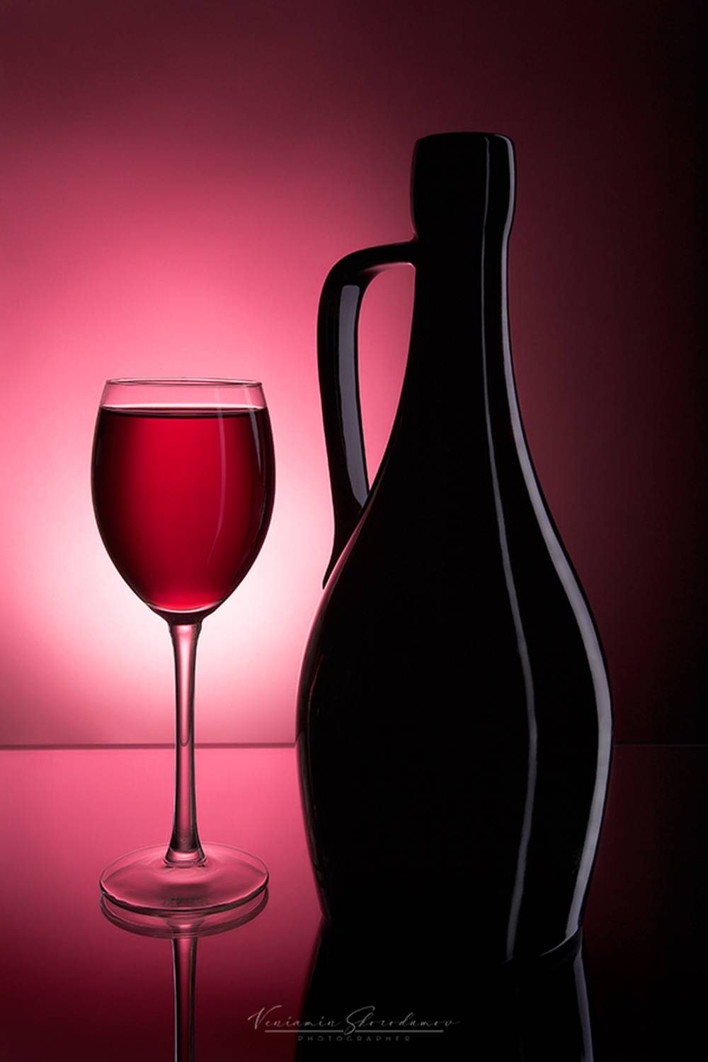 натюрморт, красное, чёрное, vensk, Скородумов Вениамин