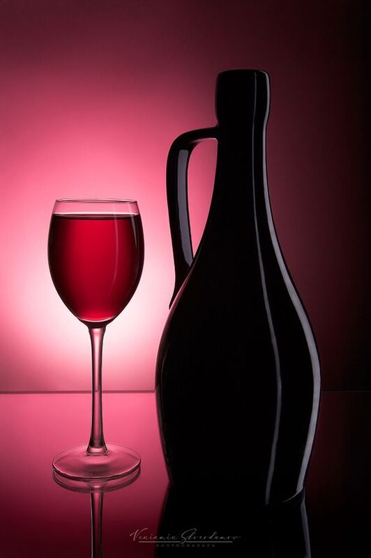 натюрморт, красное, чёрное, vensk Красное и чёрное 1 фото превью