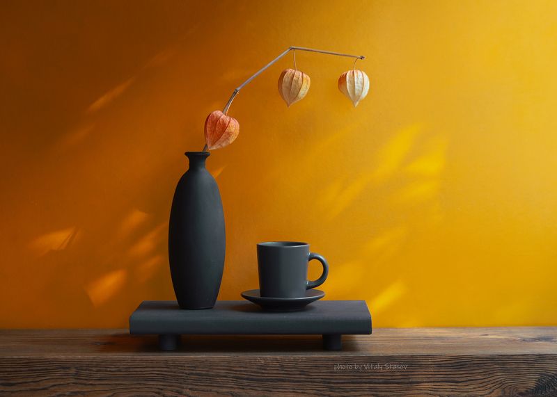 Физалис и чашка.. фото превью