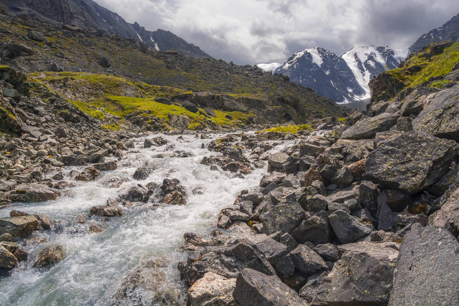 россия, горный алтай, горная река, Поляков Андрей