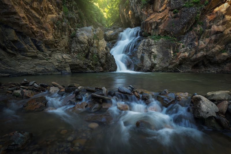карачаево-черкесия, кавказ Водопад Виктория фото превью