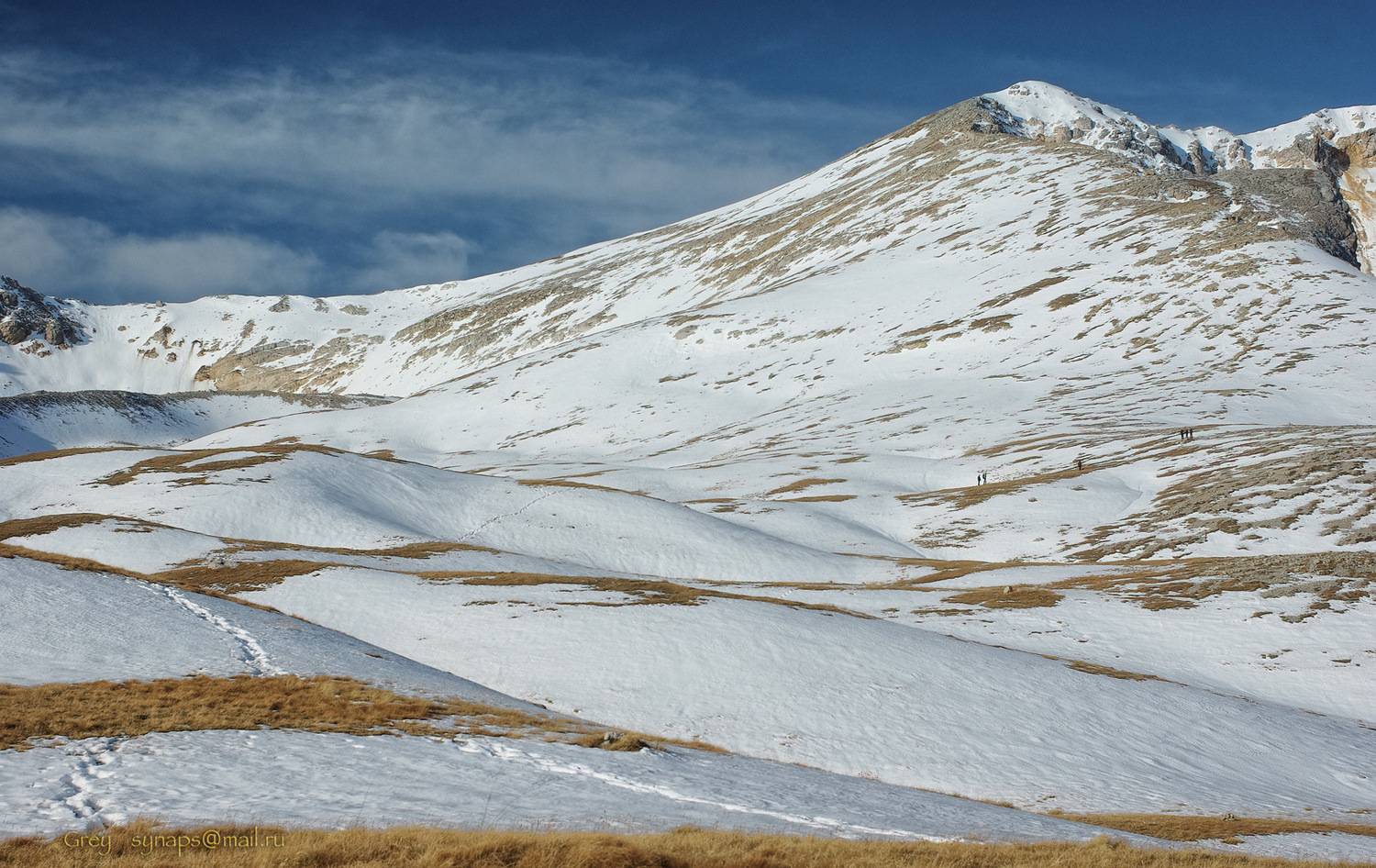 оштен осень снег горы кавказ лагонаки, Сергей Павлов