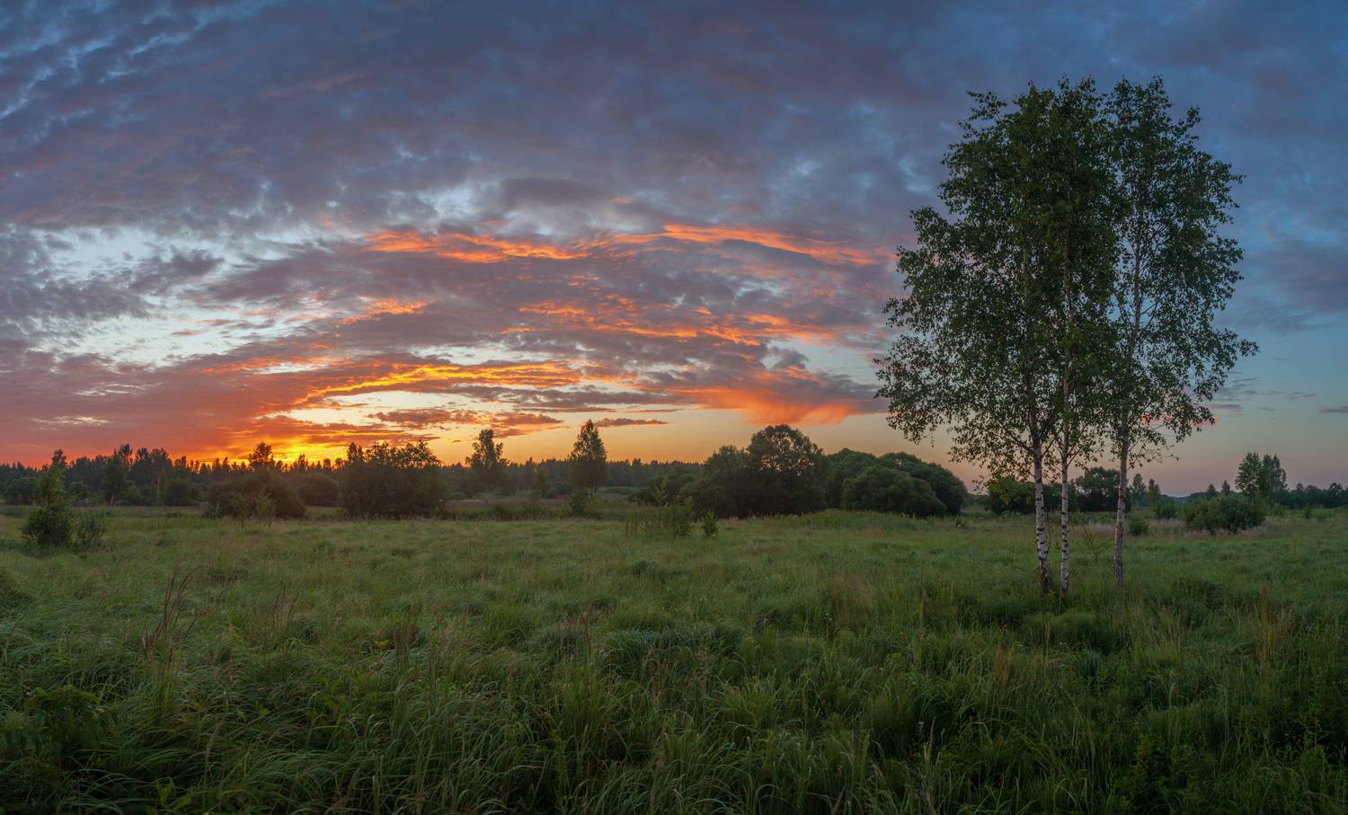 рассвет , облака , лето, Свистков Александр