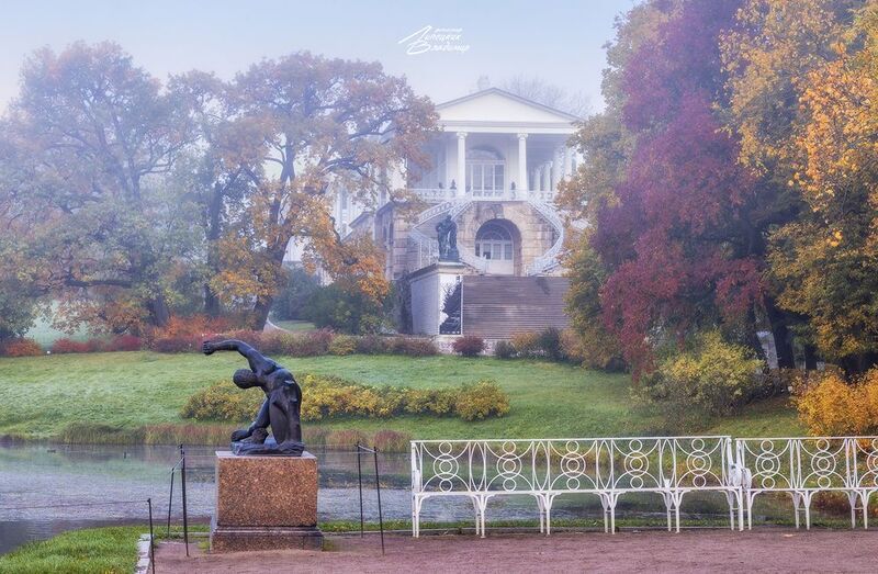 санкт-петербург, екатерининский парк, осень, утро Утро в Екатерининском парке фото превью