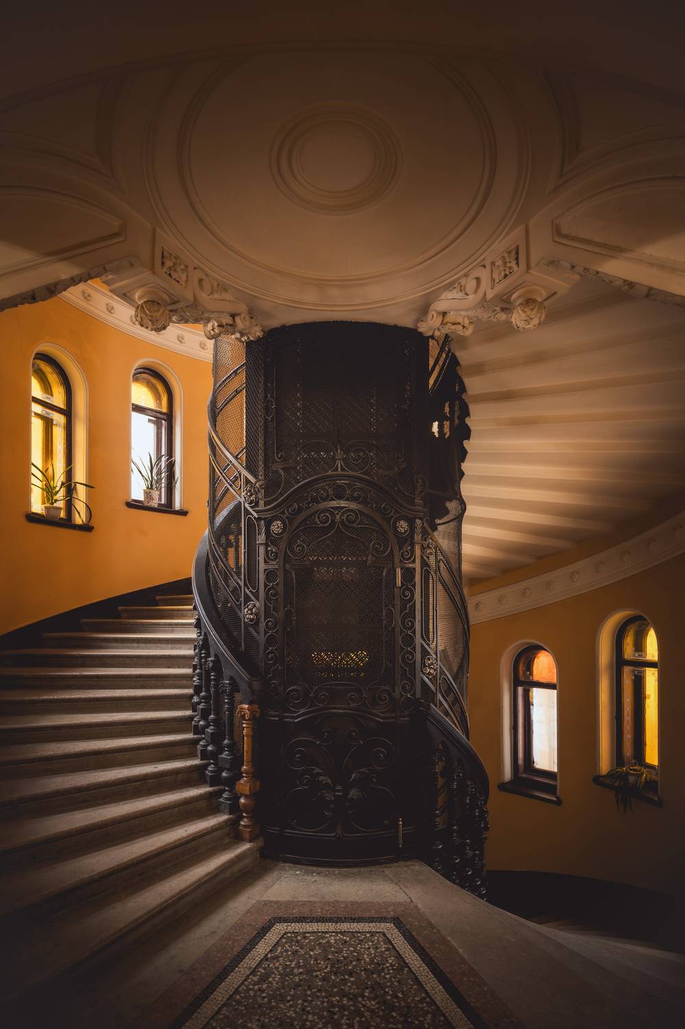 architecture, lift, historical, cabine, spb, downstairs,, Бугримов Егор