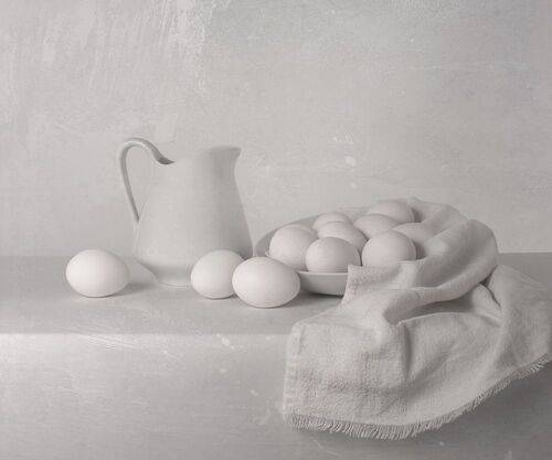 White eggs