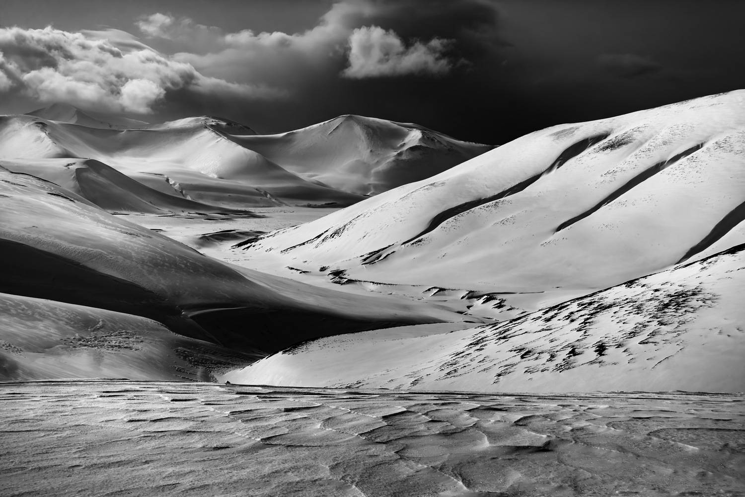долина реки, зима, остров беринга, Уткин Дмитрий