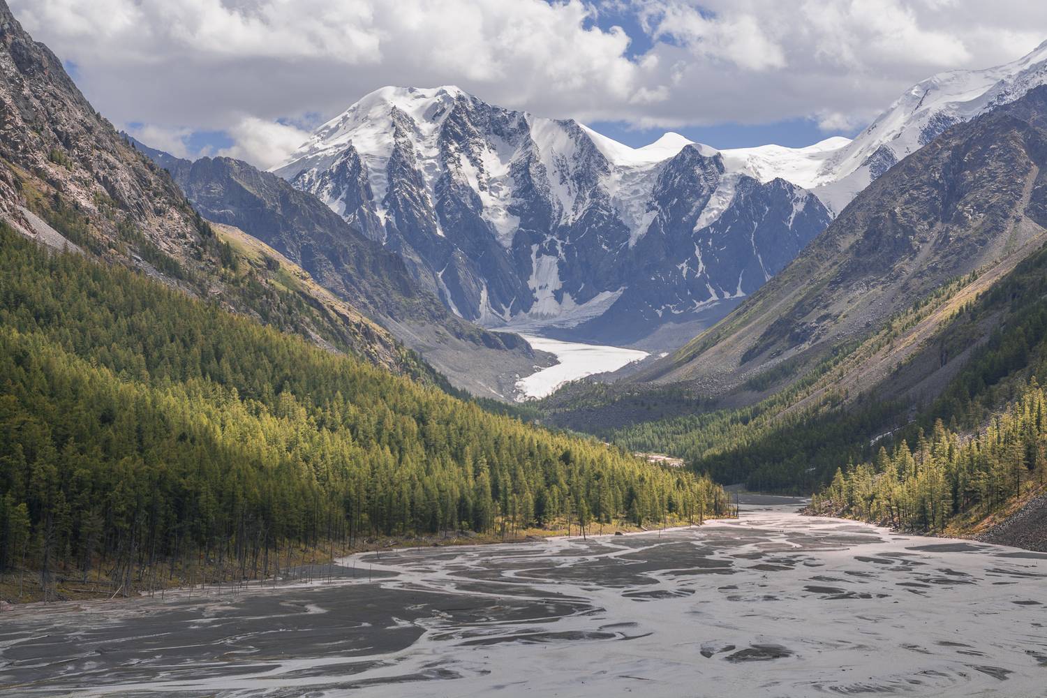 россия, горный алтай, вершины северо-чуйского хребта, снежники, ледники, Поляков Андрей