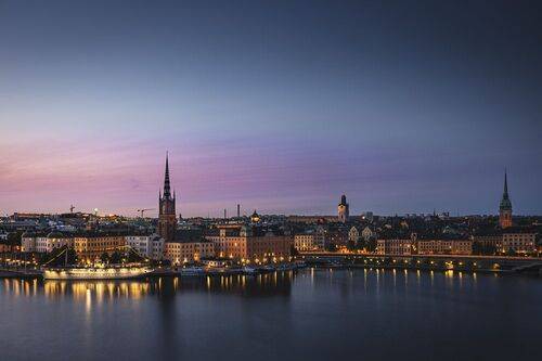 GamlaStan at night
