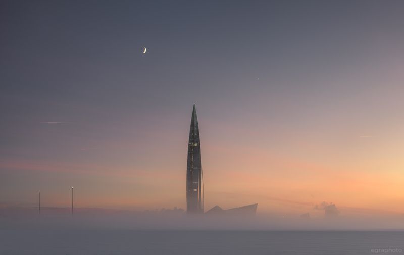 лахтинский разлив, лахта-центр, санкт-петербург, спб, питер, россия Лахта Центр фото превью