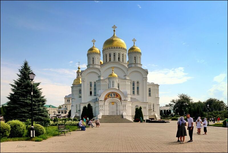 город, архитектура, храм, монастырь, дивеево, Дивеево фото превью