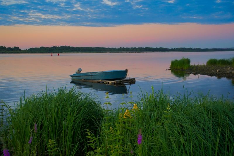 рассвет, природа, волга, волгоград, пейзаж Рассвет на Волге фото превью