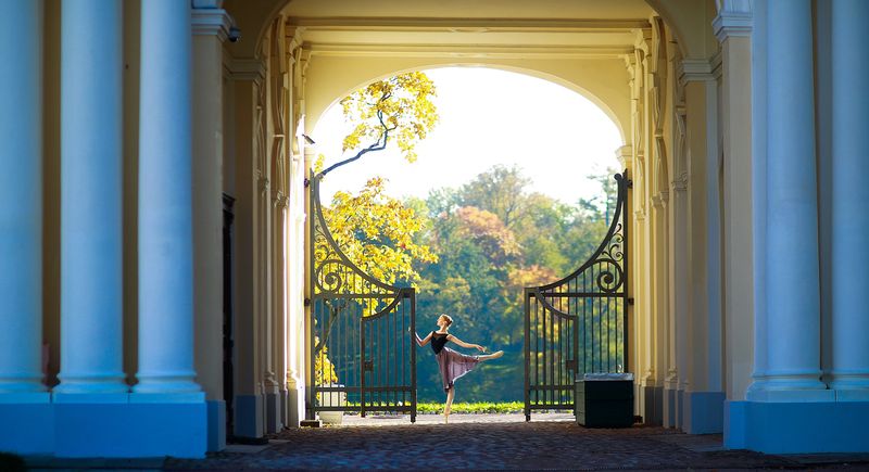 балет, балерина, пуанты, силуэт, фотография, момент, пейзаж, цвет, свет, жанр Балет в эскизах фото превью