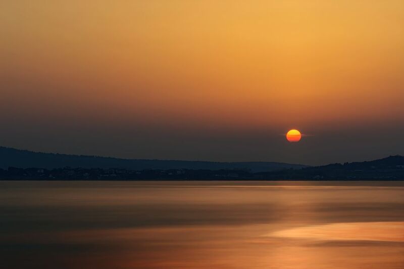 черное море, закат Догорает закат, гаснет вечер... фото превью
