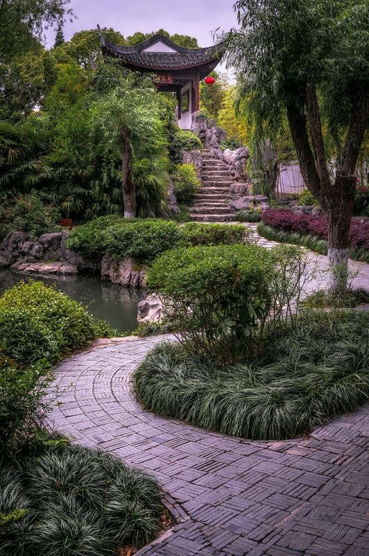 архитектура, городская архитектура, сады, парки, Чжуцзяцзяо, Шанхай, Китай. Чжуцзяцзяо - Китайская Венеция (часть 3). фото превью