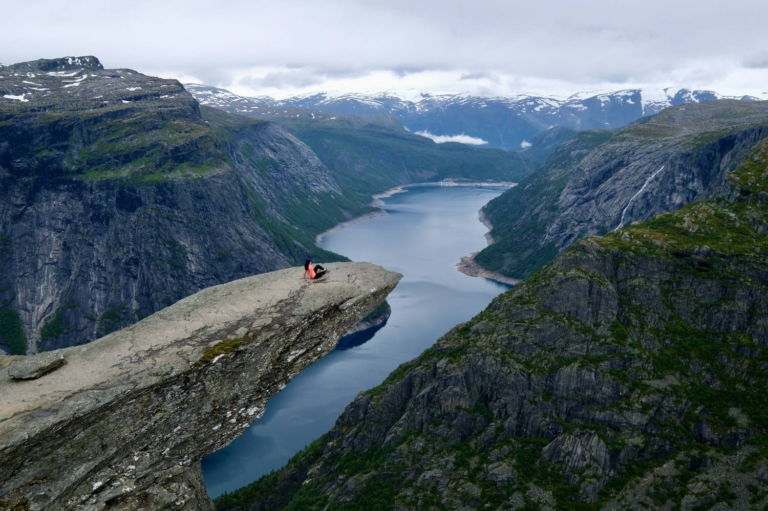 Landscapes, Trolltunga, Norway, Mountains, People, , Svetlana Povarova Ree