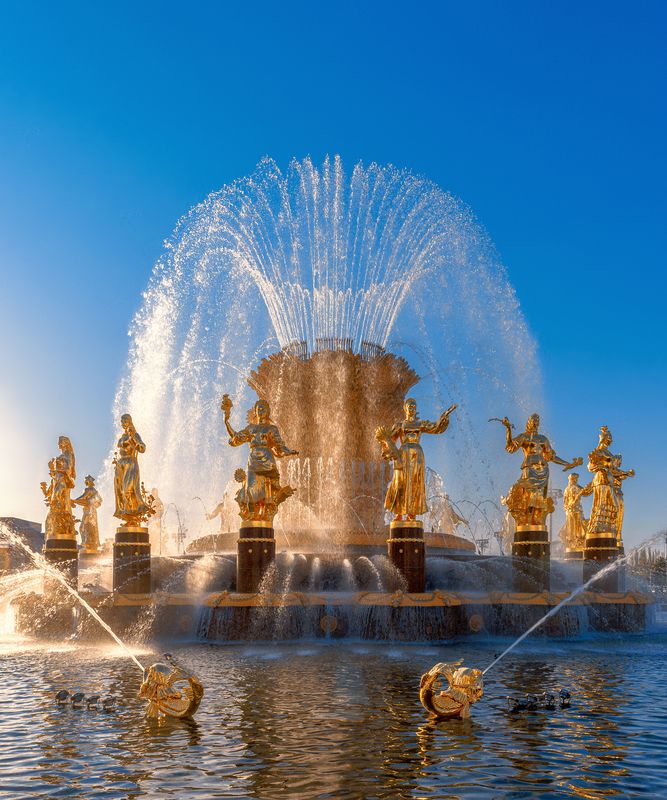 москва, вднх, фонтан ВДНХ, Фонтан Дружбы народов фото превью