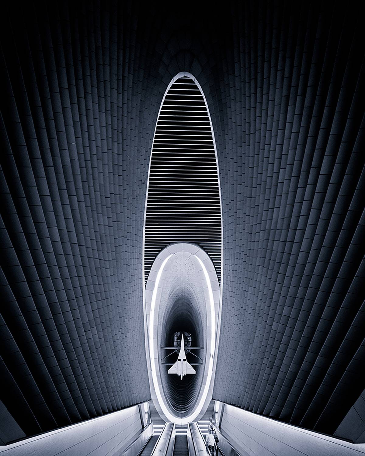 Архитектура интерьера, метро, самолет, ТУ-144, ТУ144, туполев, черно-белое, дизайн интерьера, метро Москвы, московское метро, Interior architecture, metro, airplane, TU-144, TU144, tupolev, black and white, interior design, underground, moscow metro, Лебедев Кирилл