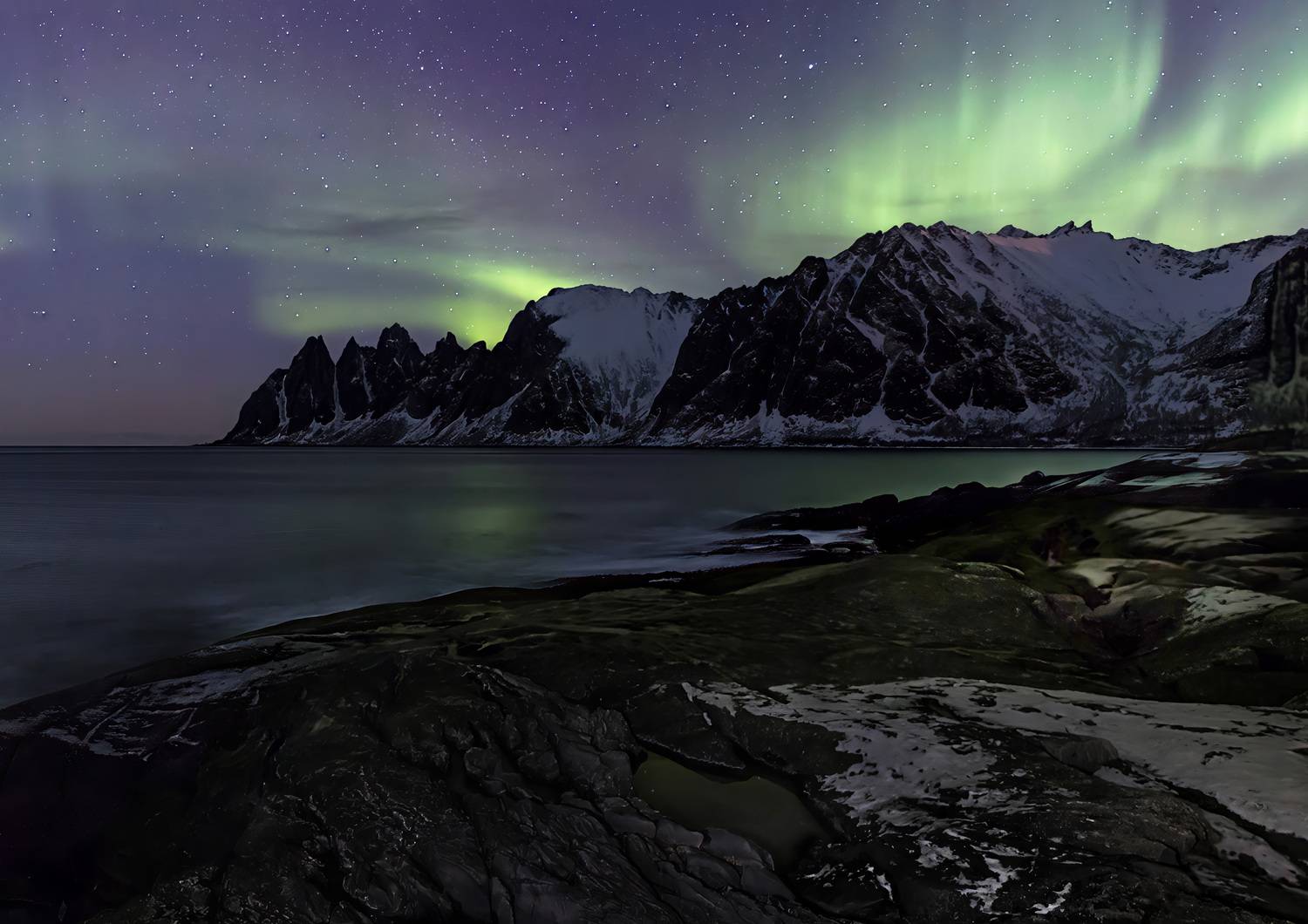 аврора, сияние, норвегия, север, norway, aurora,north, Mikhail Konarev