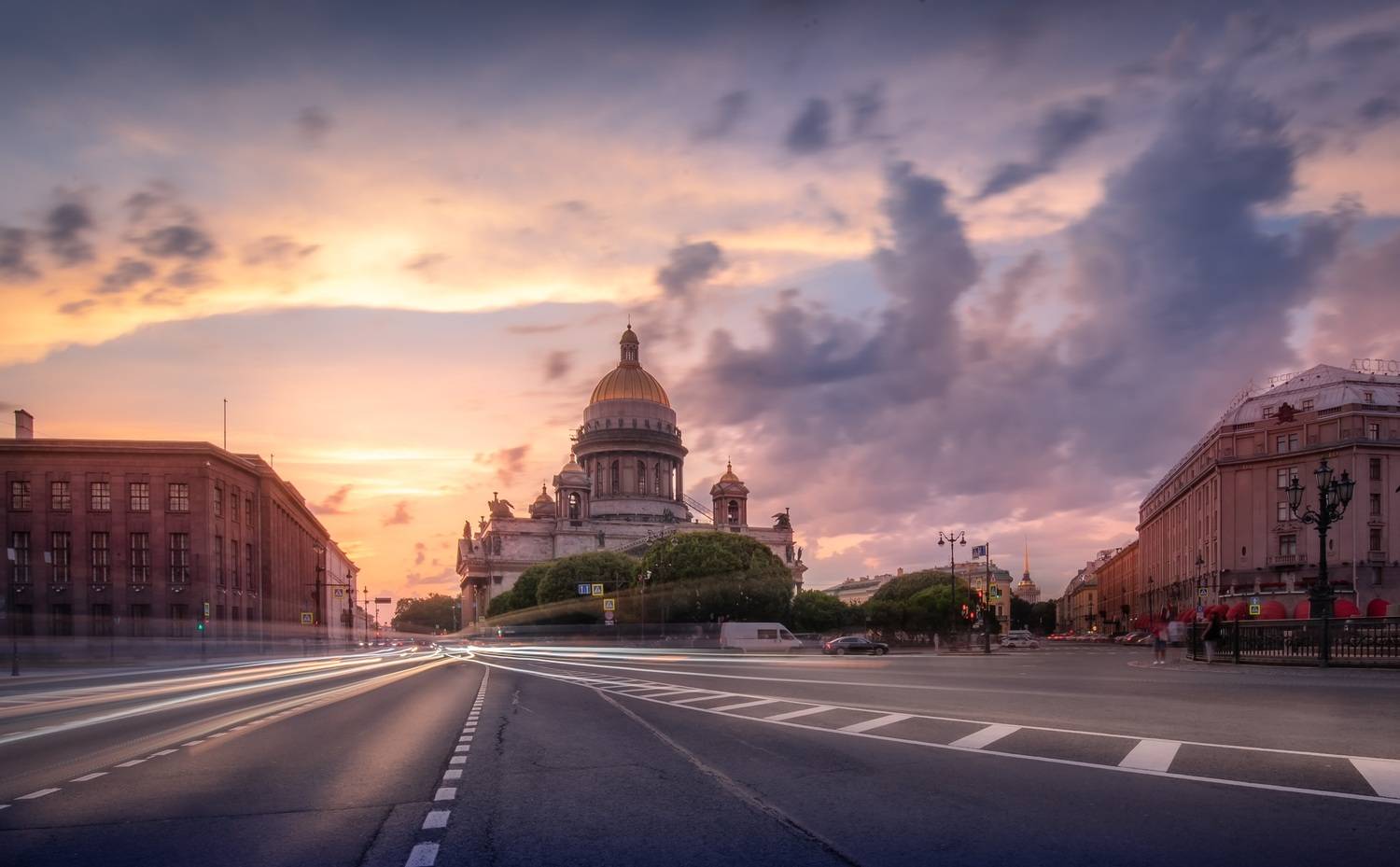 Санкт-Петербург вечер, ночь, утро, небо, облака, закат, рассвет, Екатерина Хлебникова