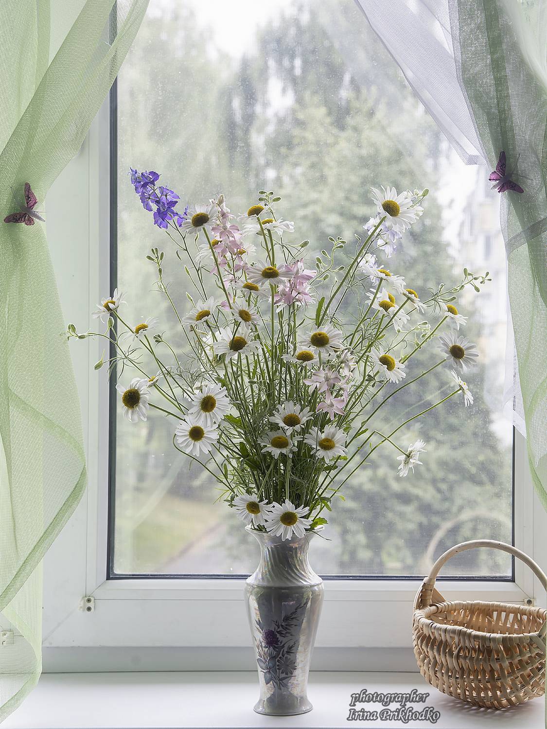 натюрморт, цветы, букеты, летние цветы, Приходько Ирина
