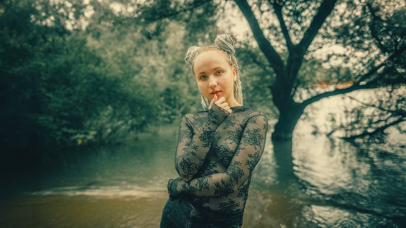 portraint, girl, nuart, портрет, девушка Elle фото превью