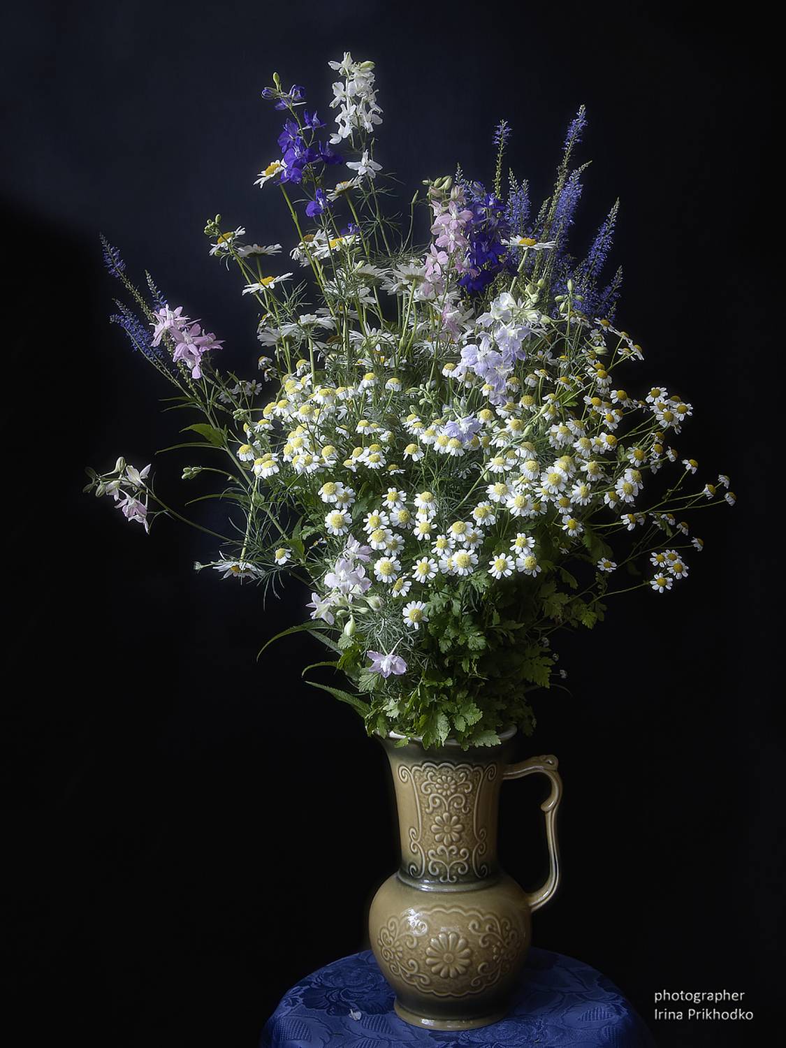 натюрморт, цветы, букеты, летние цветы, ромашки, Приходько Ирина